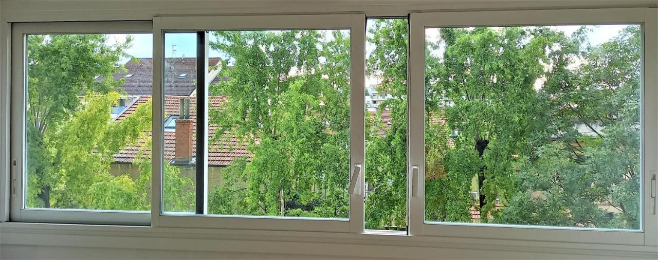 Magnifique Cocon - Metro A Republique - 2 Belles Chambres Avec Dressings - Wifi Gratuit - Netflix - Au Calme Absolu - Lumineux - Jardin Arbore Partage Dans La Residence 维勒班 外观 照片