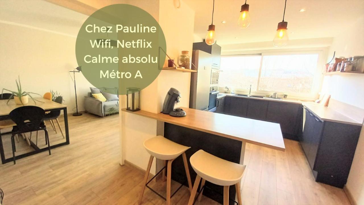 Magnifique Cocon - Metro A Republique - 2 Belles Chambres Avec Dressings - Wifi Gratuit - Netflix - Au Calme Absolu - Lumineux - Jardin Arbore Partage Dans La Residence 维勒班 外观 照片
